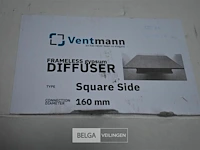 Ventmann diffuser square side ø160 mm - afbeelding 1 van  2