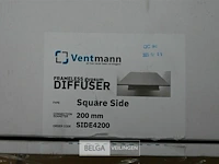 Ventmann frameless gypsum diffuser ø240 mm - afbeelding 2 van  2