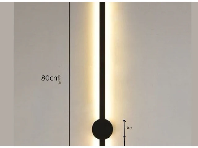 Venus 10 x decoratieve wandlamp 80 cm warm wit (sw-189) - afbeelding 4 van  4