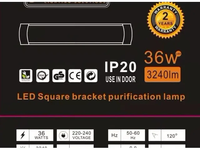 Venus 100x tl-buis 36w led 120cm stofdicht 4000k neutraal wit - afbeelding 5 van  5