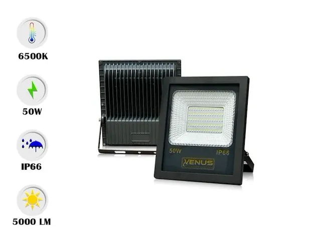 Venus 20 x schijnwerper 50w led waterdicht ip66 - 6500k daglicht - afbeelding 1 van  4