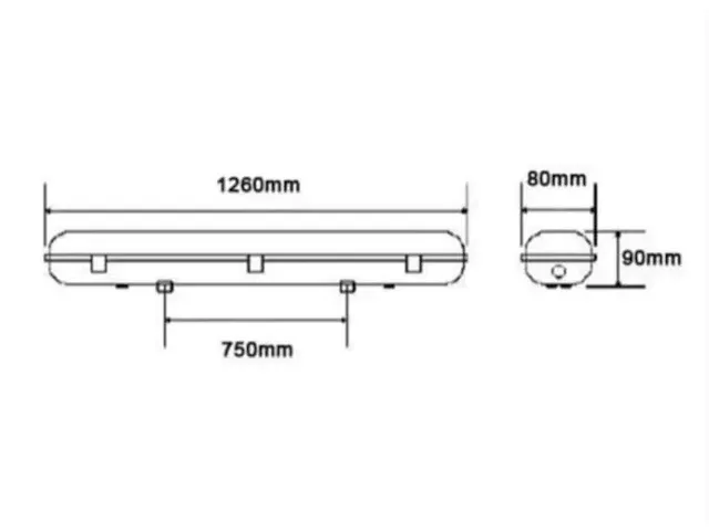 Venus 24x dubbel armatuur tl - 120 cm ip65 waterdicht - afbeelding 6 van  6