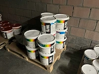 Verf klasse 1 ral 9003 muurverf 10 liter (13x) - afbeelding 1 van  3