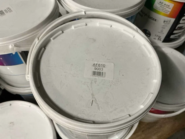 Verf klasse 2 ral 9003 muurverf 5 liter (18x) - afbeelding 4 van  4