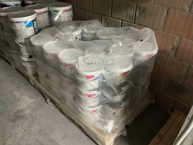 Verf klasse 2 ral 9010 muurverf 5 liter (30x) - afbeelding 2 van  4