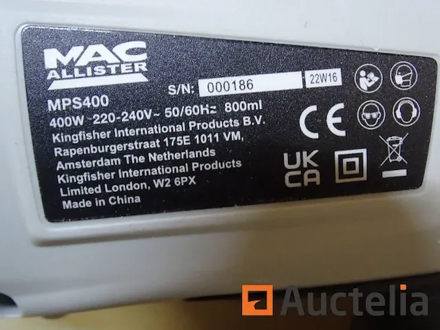 Verf mac sprayer allister mps400 - afbeelding 6 van  6