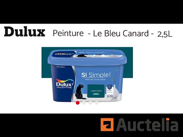 Verf (muur, deur, plint) 2,5 l dulux le bleu canard - afbeelding 1 van  3