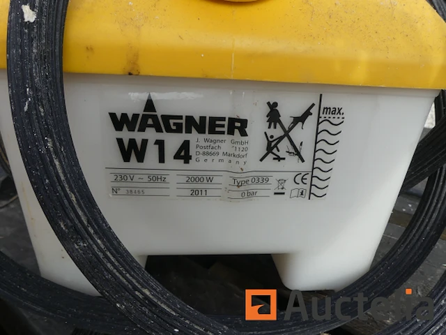 Verf pistool + uncarpeter wagner w867e - afbeelding 3 van  9