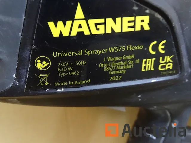Verf wagner universele sprayer w 575 flexio pistool - afbeelding 4 van  5
