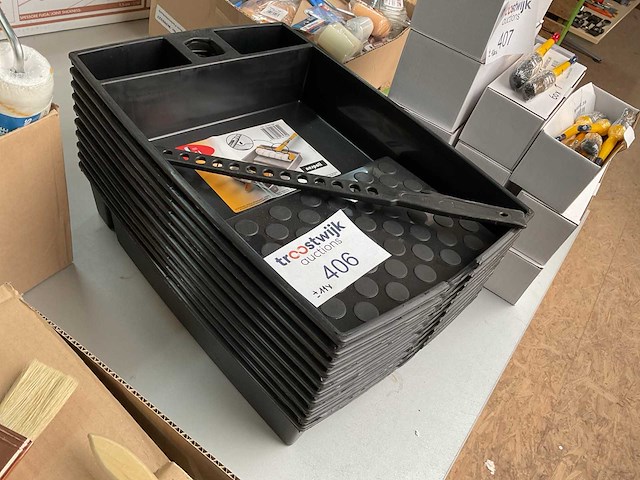 Verfbak; roerstok (12x) - afbeelding 2 van  4