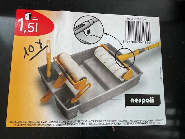 Verfbak; roerstok (12x) - afbeelding 3 van  4