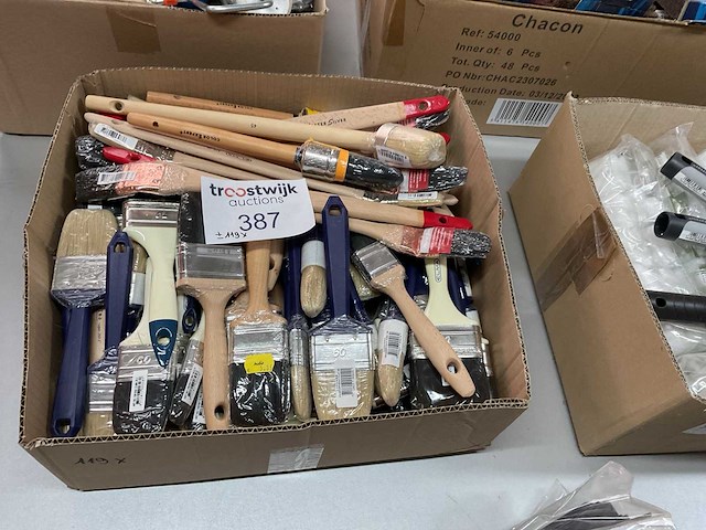 Verfborstels (119x) - afbeelding 1 van  9