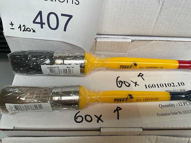 Verfborstels (120x) - afbeelding 3 van  5