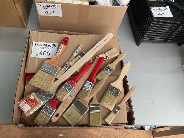 Verfborstels (69x) - afbeelding 1 van  9