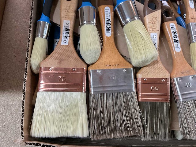 Verfborstels en kwasten (100x) - afbeelding 3 van  8