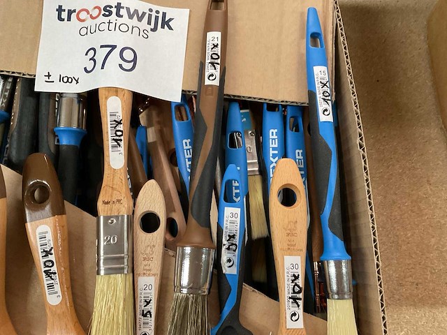 Verfborstels en kwasten (100x) - afbeelding 6 van  8