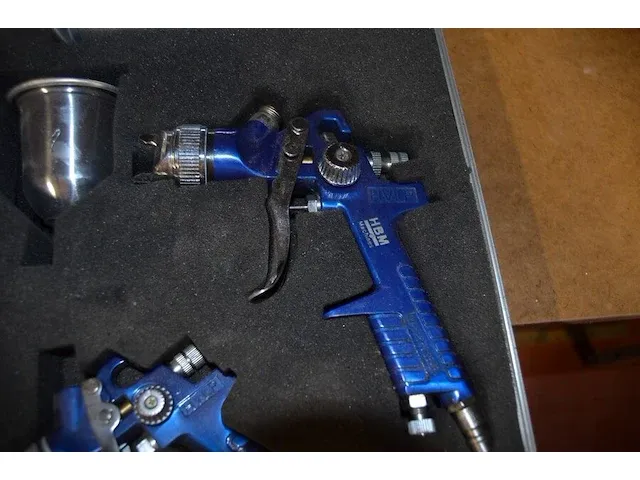 Verfspuitpistolen op perslucht hbm in koffer - afbeelding 4 van  6