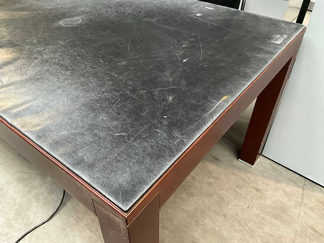 Vergadertafel 220x100 + 3x stoel - afbeelding 7 van  8