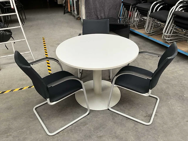 Vergadertafel + 3x vergaderstoel kusch+co - afbeelding 1 van  9