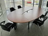 Vergadertafel + 5 stoelen 300x188cm - afbeelding 2 van  7