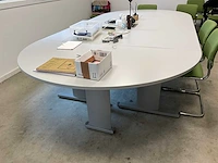 Vergadertafel + diverse stoelen (11x) - afbeelding 7 van  14