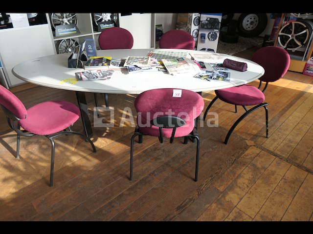 Vergadertafel + stoelen - afbeelding 2 van  7