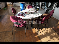 Vergadertafel + stoelen - afbeelding 3 van  7