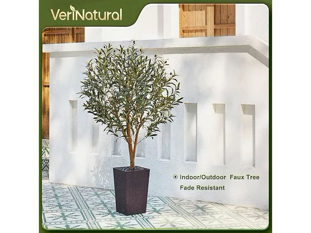 Verinatural kunstmatige olijfboom (150 cm) - afbeelding 2 van  5