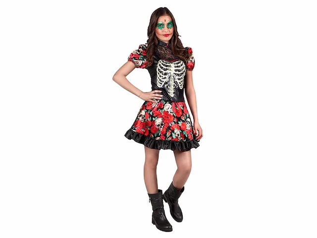 Verkleedkostuums kinderen en tieners - dia de los muertos (25x) - afbeelding 4 van  5