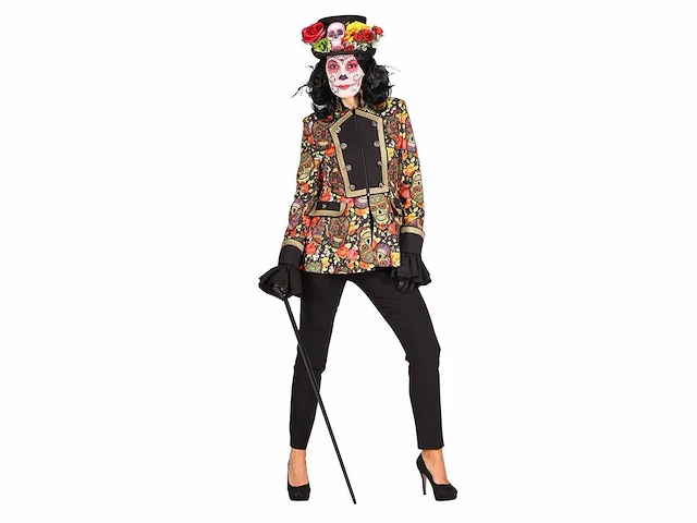 Verkleedkostuums volwassenen - dia de los muertos (97x) - afbeelding 5 van  5