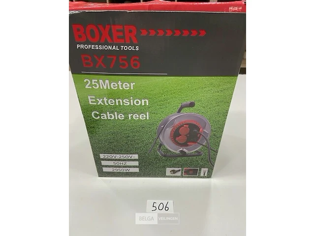 Verlengkabel 25 meter 2950w voor buiten gebruik - afbeelding 1 van  3