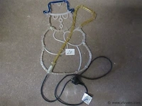 Verlichte kerstman - afbeelding 2 van  2