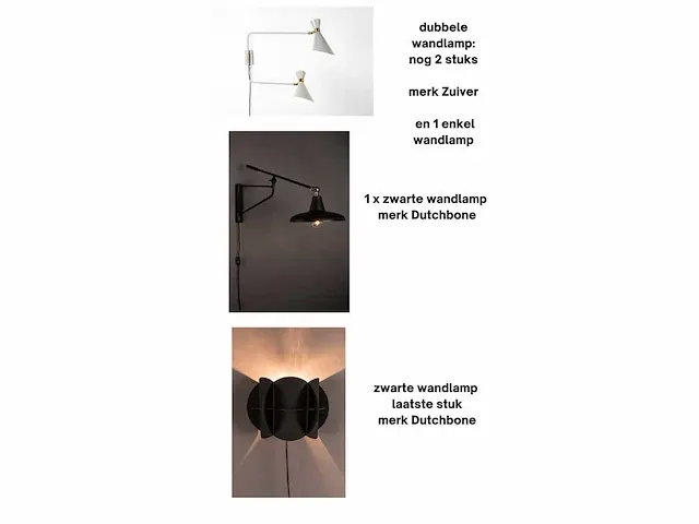 Verlichting, vloerlamp, hanglampen, stalampen, wandlampen, tafellamp dutchbone, zuiver - afbeelding 1 van  10