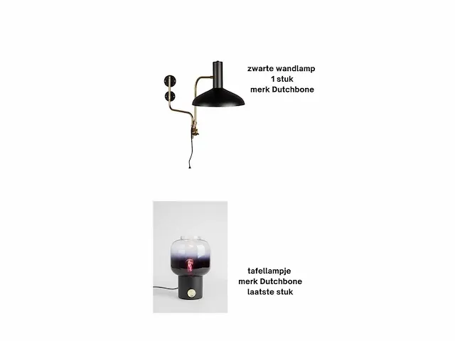 Verlichting, vloerlamp, hanglampen, stalampen, wandlampen, tafellamp dutchbone, zuiver - afbeelding 6 van  10