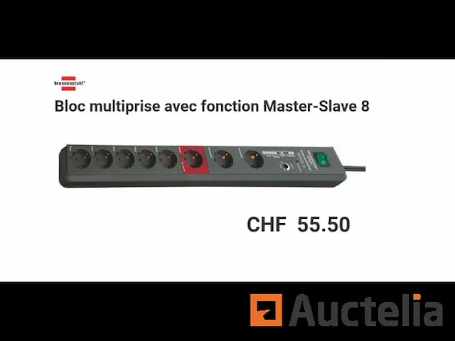 Vermogen strip (8 stopcontacten) brennenstuhl - afbeelding 1 van  6