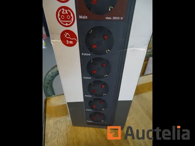 Vermogen strip (8 stopcontacten) brennenstuhl - afbeelding 6 van  6