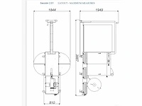 Verpakkingsmachine, automatische omsnoeringsmachine voor pallets, 2021 - afbeelding 6 van  6