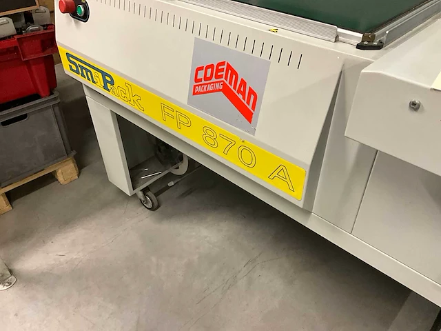 Verpakkingsmachine coeman met roltransport - afbeelding 7 van  8