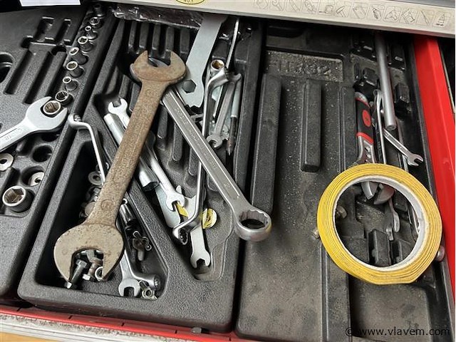 Verr. gereedschapswagen, vv. enig gereedschap - afbeelding 3 van  7