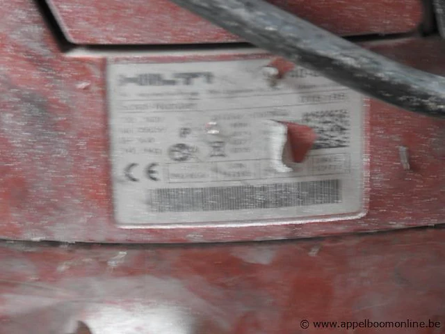 Verr tonstofzuiger hilti vg40-um, werking niet gekend - afbeelding 2 van  3