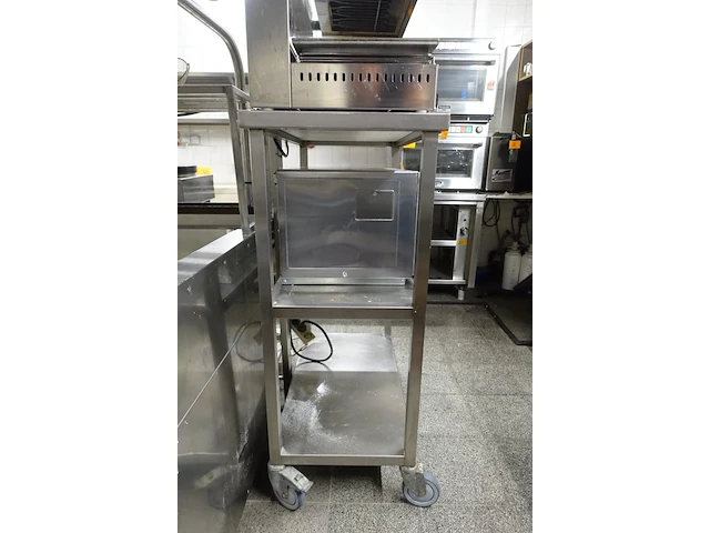 Verrijdbaar inox rek - afbeelding 2 van  3