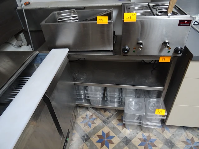 Verrijdbaar inox rek - afbeelding 1 van  1