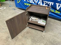 Verrijdbaar kastje + bijzettafel - afbeelding 3 van  7