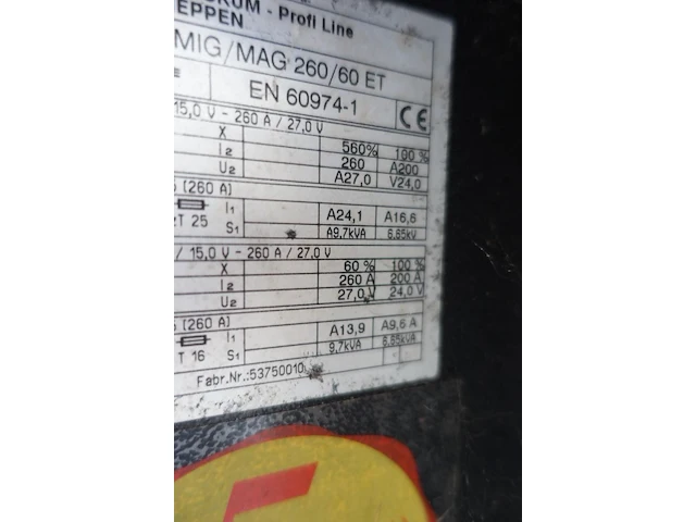 Verrijdbaar lasapparaat elektra beckum - afbeelding 5 van  6