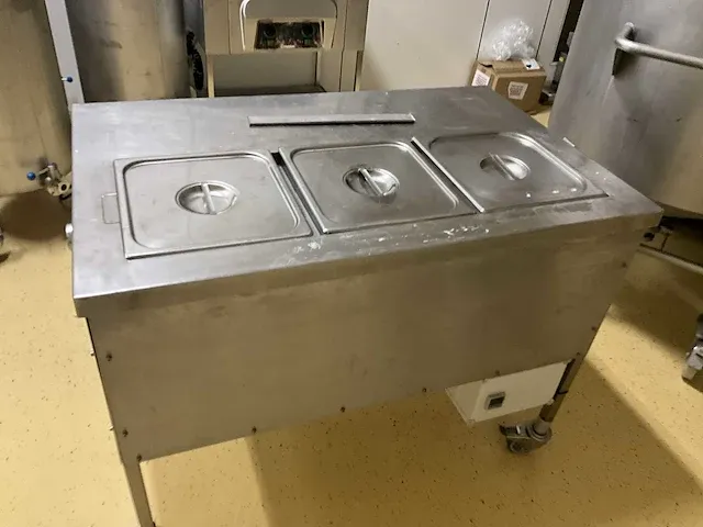 Verrijdbaar rvs bain-marie toestel get. dirac - afbeelding 2 van  7