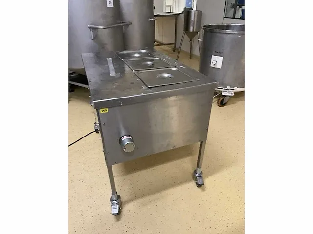 Verrijdbaar rvs bain-marie toestel get. dirac - afbeelding 3 van  7
