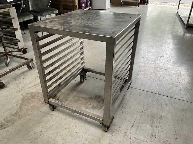 Verrijdbaar rvs onderstel - afbeelding 1 van  5