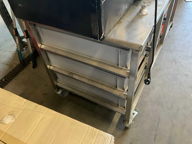 Verrijdbaar rvs werktafel - afbeelding 2 van  3