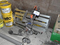 Verrijdbaar statief voor doorslijper husqvarna - afbeelding 1 van  2