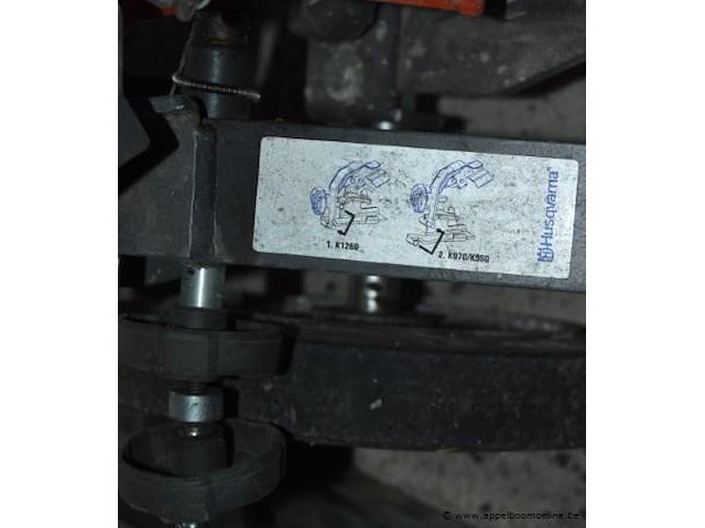 Verrijdbaar statief voor doorslijper husqvarna - afbeelding 2 van  2